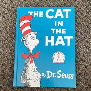 Dr. Seuss Blue 'The Cat in the Hat' Book